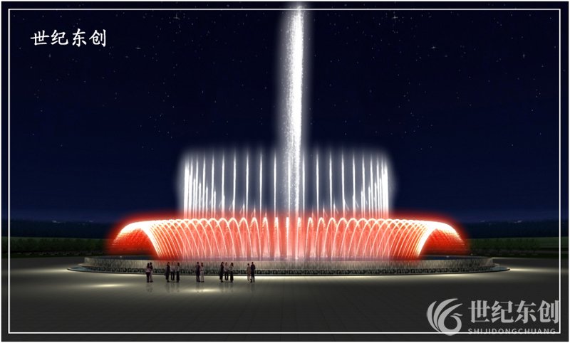 香河经纬家具城音乐喷泉设计方案