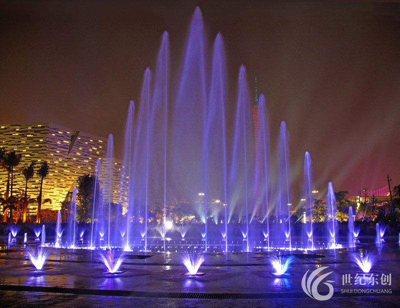 广州花城音乐喷泉工程