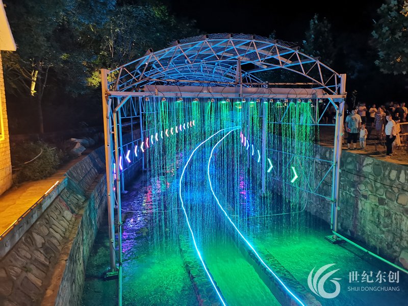 邯郸七步沟旅游区高空水帘喷雾及水景喷泉工程