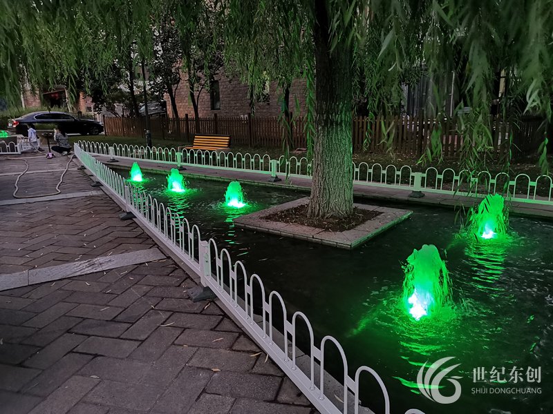 北京康城暖山三期水景喷泉工程